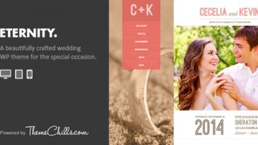 Download Eternity - Responsive Wedding WordPress Theme Free