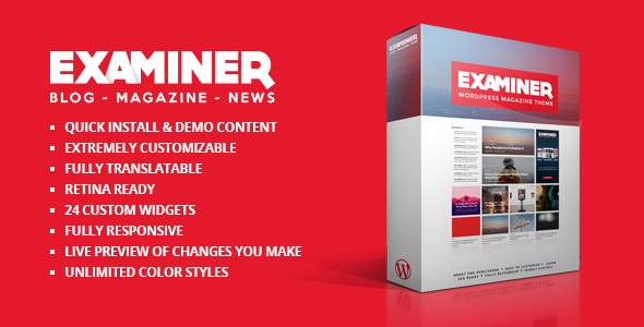 Download Examiner v.1.5.3 - Magazine Theme Free