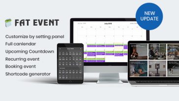 Download FAT Event WordPress Event and Calendar Booking - Free Wordpress Plugin