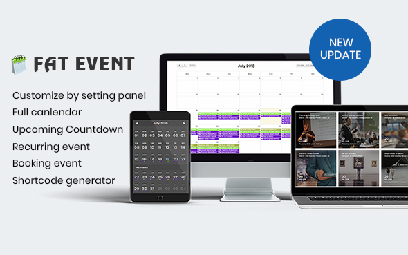 Download FAT Event WordPress Event and Calendar Booking - Free Wordpress Plugin