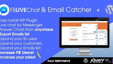 Download FBLiveChat Increase SALES The ULTIMATE NEW Messenger for WP  - Free Wordpress Plugin