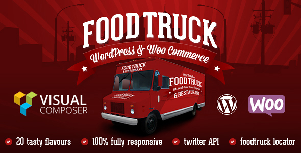 Download Food Truck & Restaurant 20 Styles v.5.5.4 – WP Theme Free