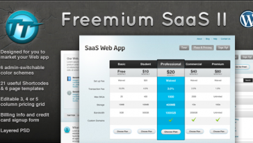 Download Freemium SaaS - Wordpress CMS + Blog Theme II Free