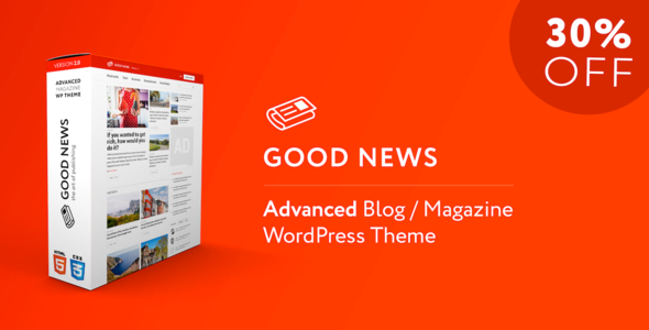 Download GoodNews - Blog & Magazine WordPress Theme Free