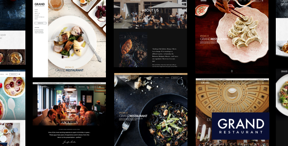 Download Grand Restaurant v.4.9 - Restaurant WordPress for Restaurant Free