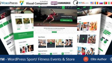 Download GYM - Sport Fitness Bootstrap Responsive Theme Free