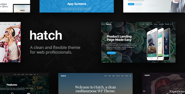 Download Hatch v.5.6 - MultiPurpose WordPress Theme Free