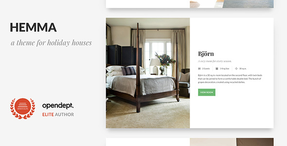Download Hemma  – A WordPress theme for Holiday Houses Free