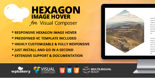 Download Hexagon Image Hover Addon for WPBakery Page Builder (formerly Visual Composer)   – Free WordPress Plugin