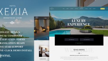 Download HOTEL XENIA - Hotel WordPress theme Free