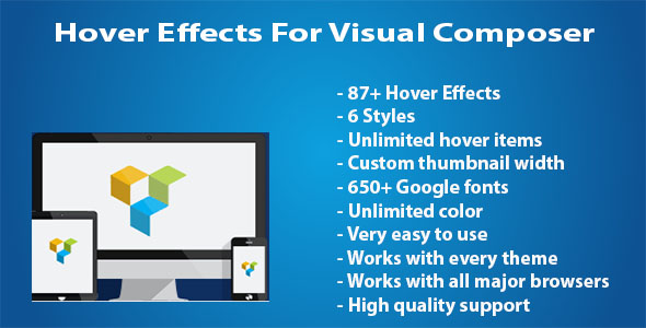 Download Hover Effects For Visual Composer  - Free Wordpress Plugin