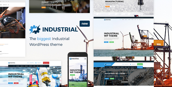 Download Industrial v.3.4. - Factory, Industry, Manufacturing WordPress Theme Free
