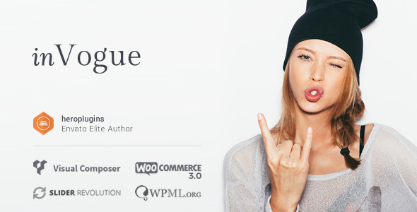 Download inVogue - WordPress Fashion Shopping Theme Free