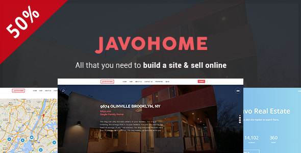 Download Javo Home - Real Estate WordPress Theme Free
