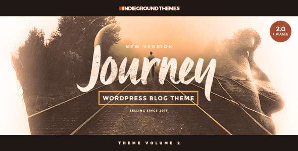 Download Journey - Personal WordPress Blog Theme Free