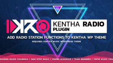 Download KenthaRadio Addon for Kentha Music WordPress Theme To Add Radio Station and Schedule Functionality - Free Wordpress Plugin 1 Download KenthaRadio Addon for Kentha Music WordPress Theme To Add Radio Station and Schedule Functionality - Free Wordpress Plugin