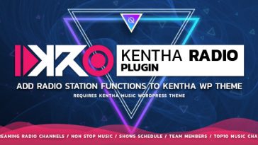 Download KenthaRadio Addon for Kentha Music WordPress Theme To Add Radio Station and Schedule Functionality - Free Wordpress Plugin