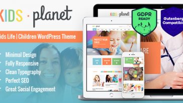 Download Kids Planet - A Multipurpose Children WordPress Theme Free