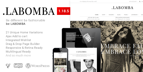 Download Labomba  – Responsive Multipurpose WordPress Theme Free