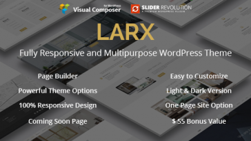 Download LARX v.4.7 - A Creative Multi-Concept Theme Free