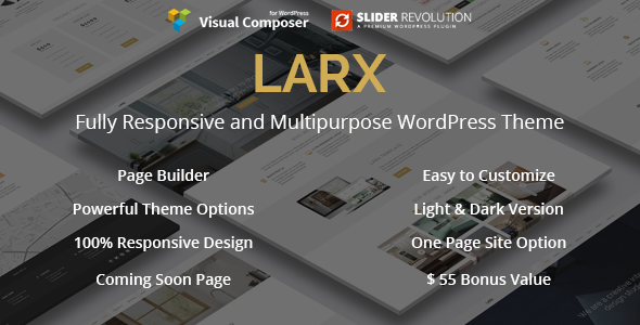 Download LARX v.4.7 - A Creative Multi-Concept Theme Free
