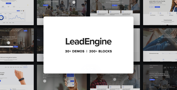 Download LeadEngine v.5.5.2 - Multi-Purpose WordPress Theme with Page Builder Free