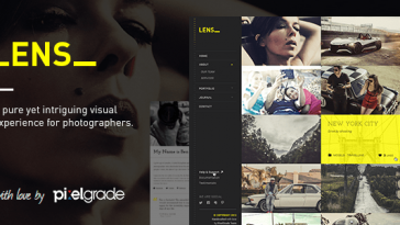 Download LENS - An Enjoyable Photography WordPress Theme Free