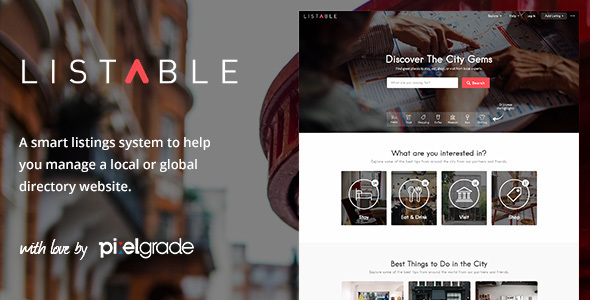 Download LISTABLE - A Friendly Directory WordPress Theme Free