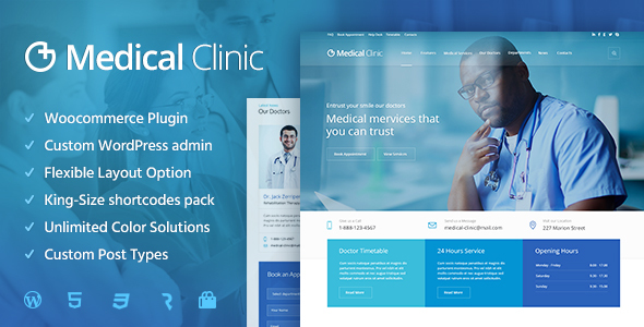 Download Medical Clinic v.4.7.2 - Health & Doctor Medical WordPress Theme Free