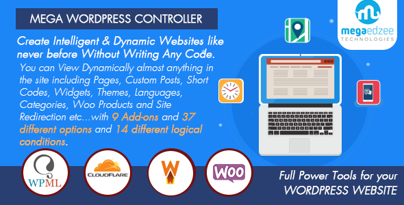 Download Mega WordPress Controller Create Intelligent & Dynamic Websites - Free Wordpress Plugin