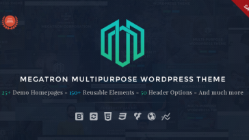Download Megatron - Responsive MultiPurpose WordPress Theme Free
