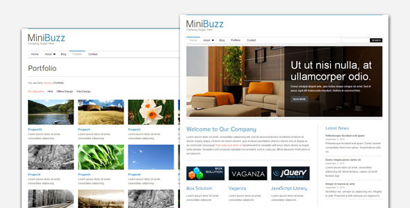 Download MiniBuzz  – Minimalist Business WordPress Theme Free
