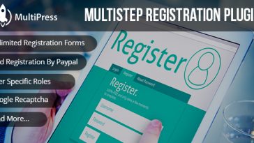 Download MultiPress Pro WP Multi Step Registration Form Plugin - Free Wordpress Plugin