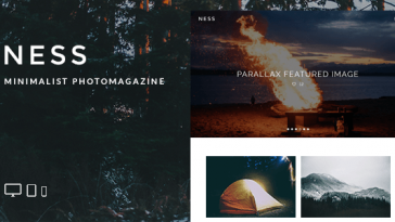 Download Ness - Minimalist Photo Magazine WordPress Theme Free