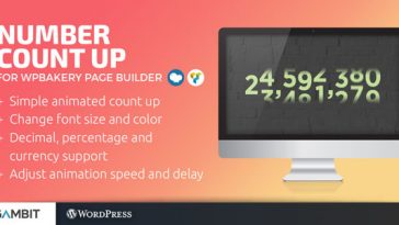 Download Number Count Up for WPBakery (formerly Visual Composer)  - Free Wordpress Plugin