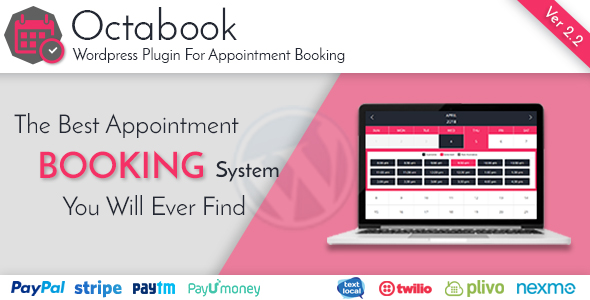 Download Octabook appointment scheduling software system for wordpress  - Free Wordpress Plugin
