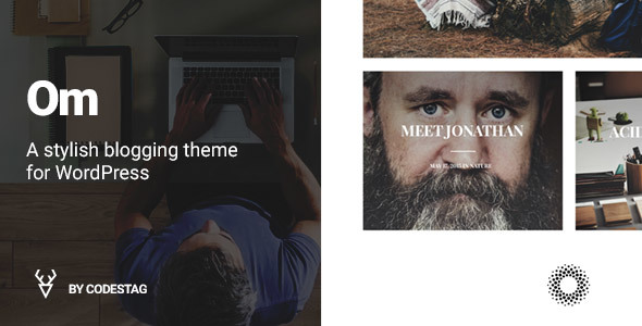 Download OM - A stylish blogging theme for WordPress Free