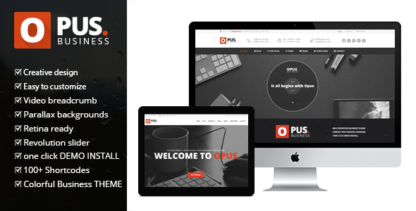 Download Opus Business - Multipurpose Business WordPress Theme Free