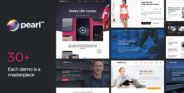 Download Pearl Business - Corporate Business WordPress Theme for Company and Businesses Free
