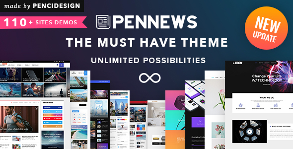 Download PenNews - News/ Magazine/ Business/ Portfolio/Reviews Landing AMP WordPress Theme Free