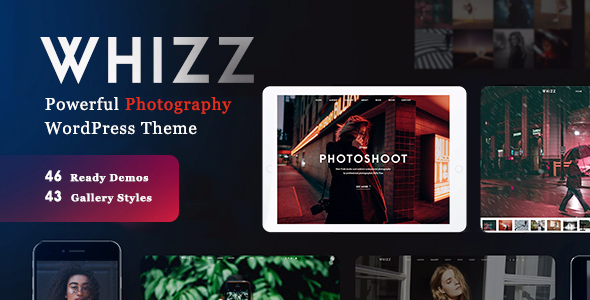 Download Photography Whizz  – Photography WordPress for Photography Free