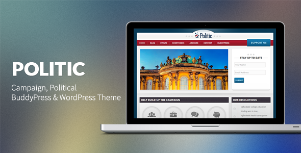 Download Politic - Campaign, Political WP & BuddyPress Theme Free