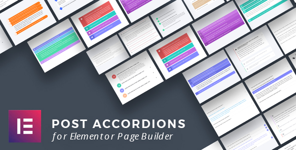 Download Post Accordions for Elementor Page Builder  - Free Wordpress Plugin