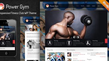 Download Power Gym - Responsive Wordpress Theme Free
