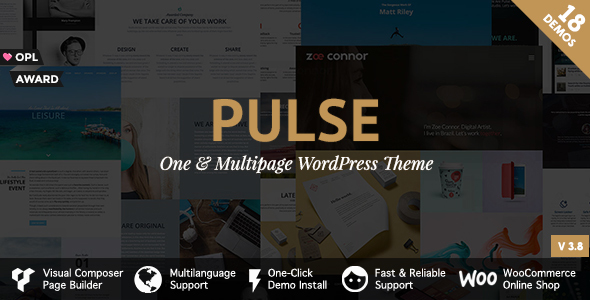 Download Pulse v.5.5.1 – Premier WordPress Theme Free