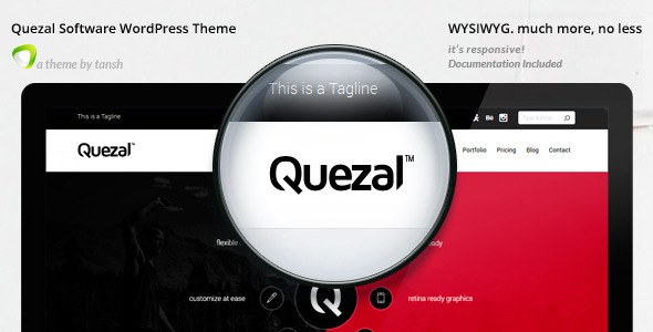 Download Quezal Software - Responsive WordPress Theme Free