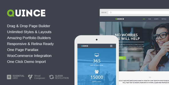 Download Quince - Modern Business Theme Free