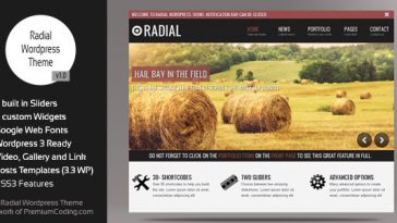 Download Radial - Creative Blog & Portfolio Wordpress Theme Free