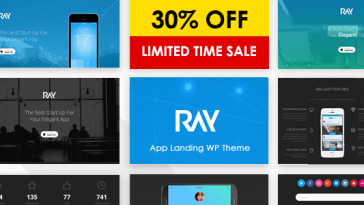 Download Ray v.1.0.5 - App Responsive WordPress Theme Free