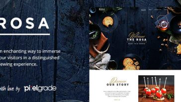 Download ROSA - An Exquisite Restaurant WordPress Theme Free